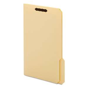 CARDINAL BRANDS INC. Top Tab Fastener Folder, 1/3 Cut Top Tab, Legal, 18 Point, Manila, 50/Box