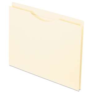ESSELTE PENDAFLEX CORP. Reinforced Top Tab File Jacket, 1 Inch Expansion, Letter, Manila, 50/Box