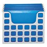 ESSELTE PENDAFLEX CORP. DecoFlex Desktop File w/Folders, Letter, Plastic, 12 1/4 x 6 x 9 1/2, Granite