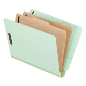ESSELTE PENDAFLEX CORP. Pressboard End Tab Classification Folders, Letter, 2 Dividers/6 Section, 10/Box