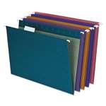 ESSELTE PENDAFLEX CORP. Earthwise ez Slide Hanging File Folders, 1/5 Tab, Letter, Assorted, 20/box