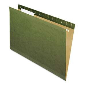 ESSELTE PENDAFLEX CORP. Hanging File Folders, 1/3 Tab, Legal, Standard Green, 25/Box