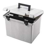 ESSELTE PENDAFLEX CORP. Portafile File Storage Box, Letter, Plastic, 13 7/8 x 14 x 11 1/8, Granite