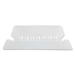 ESSELTE PENDAFLEX CORP. Hanging File Folder Tabs, 1/5 Tab, Two Inch, Clear Tab/White Insert, 25/Pack