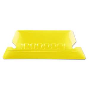 ESSELTE PENDAFLEX CORP. Hanging File Folder Tabs, 1/5 Tab, Two Inch, Yellow Tab/White Insert, 25/Pack