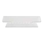 ESSELTE PENDAFLEX CORP. Hanging File Folder Tabs, 1/3 Tab, 3 1/2 Inch, Clear Tab/White Insert, 25/Pack