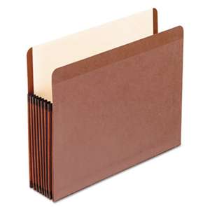 ESSELTE PENDAFLEX CORP. Premium Reinforced Expanding File Pockets, Straight Cut, 1 Pocket, Letter, Brown