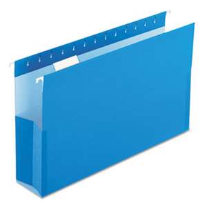 ESSELTE PENDAFLEX CORP. SureHook Reinforced Hanging Box Files, 3" Expansion, Legal, Blue, 25/Box