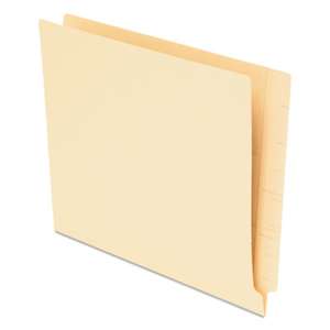 ESSELTE PENDAFLEX CORP. End Tab File Folders, Straight Tab, Letter, Manila, 75/Box
