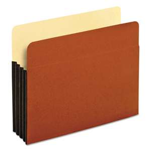 ESSELTE PENDAFLEX CORP. File Pocket with Tyvek, Straight Cut, 1 Pocket, Letter, Brown