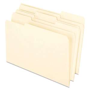 ESSELTE PENDAFLEX CORP. Earthwise 100% Recycled Paper File Folder, 1/3 Cut, Legal, Manila, 100/Box
