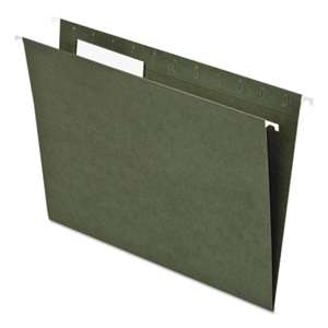 ESSELTE PENDAFLEX CORP. Standard Green Hanging Folders, 1/3 Tab, Letter, 25/Box