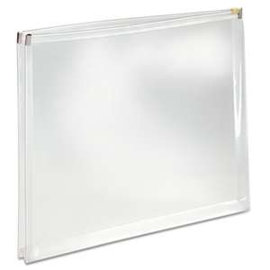CARDINAL BRANDS INC. Poly Zip Envelope, 10 x 13, Open Side, Clear, 5/Pack