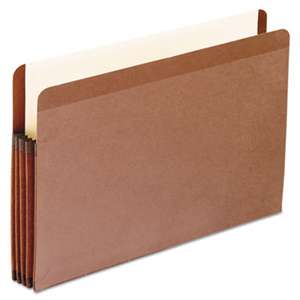 ESSELTE PENDAFLEX CORP. Premium Reinforced Expanding File Pockets, Straight Cut, 1 Pocket, Legal, Brown