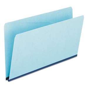 ESSELTE PENDAFLEX CORP. Pressboard Expanding File Folders, Straight Cut, Top Tab, Legal, Blue, 25/Box