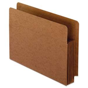 ESSELTE PENDAFLEX CORP. Heavy-Duty End Tab File Pockets, Straight Cut, 1 Pocket, Letter, Brown