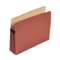 ESSELTE PENDAFLEX CORP. Earthwise 100% Recycled File Pocket, 5 1/4" Exp, Letter, Red Fiber