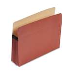 ESSELTE PENDAFLEX CORP. Earthwise 100% Recycled File Pocket, 5 1/4" Exp, Letter, Red Fiber