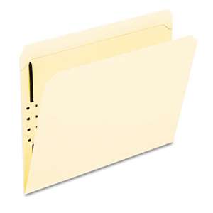 ESSELTE PENDAFLEX CORP. Fastener Folders, 1 Fastener, Straight Tab, Letter, Manila, 50/Box