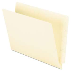 ESSELTE PENDAFLEX CORP. End Tab Folders, 9 1/2 Inch Front, Letter, Manila, 100/Box