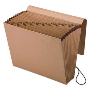 ESSELTE PENDAFLEX CORP. Kraft Indexed Expanding File, 12 Pocket, Kraft, Letter, Brown