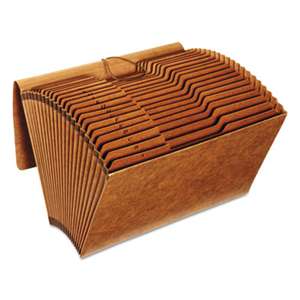 ESSELTE PENDAFLEX CORP. Heavy-Duty Expanding File, 21 Pockets, 1/3 Tab, Legal, Brown