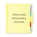 ESSELTE PENDAFLEX CORP. Personnel Folders, 1/3 Cut Top Tab, Letter, Yellow