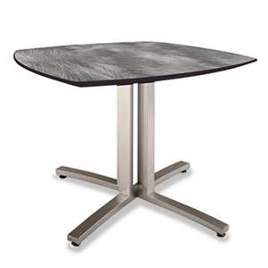 PALMER HAMILTON Story Squircle Table, 36 x 36 x 29, Pewter