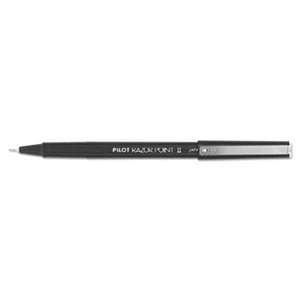 PILOT CORP. OF AMERICA Razor Point II Super Fine Marker Pen, Black Ink, .2mm, Dozen