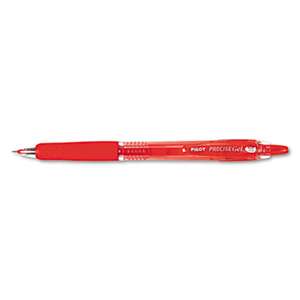 PILOT CORP. OF AMERICA Precise Gel BeGreen Retractable Roller Ball Pen, Red Ink, .7mm, Dozen