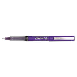 PILOT CORP. OF AMERICA Precise V5 Roller Ball Stick Pen, Precision Point, Purple Ink, .5mm, Dozen