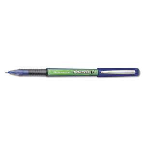 PILOT CORP. OF AMERICA Precise V5 BeGreen Roller Ball Stick Pen, Blue Ink, .5mm, Dozen