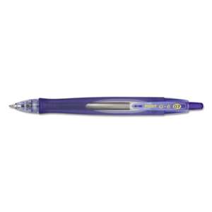 PILOT CORP. OF AMERICA G6 Retractable Gel Ink Pen, Refillable, Blue Ink, .7mm