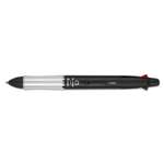 PILOT CORP. OF AMERICA Dr. Grip 4 + 1 Multi-Function Pen/Pencil, 4 Assorted Inks, Black Barrel