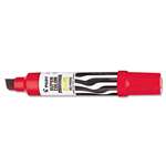 PILOT CORP. OF AMERICA Jumbo Refillable Permanent Marker, Chisel Tip, Red