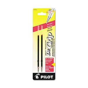 PILOT CORP. OF AMERICA Refill, Better/EasyTouch/Dr Grip Retract Ballpoint, Fine Tip, Red, 2/Pack