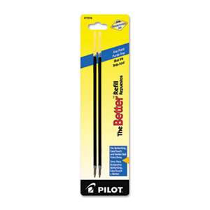 PILOT CORP. OF AMERICA Refill, Non-retract Better/BetterGrip/EasyTouch Ballpoint, Fine, Blue, 2/Pack