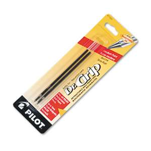 PILOT CORP. OF AMERICA Refill, Better/EasyTouch/Dr Grip Retract Ballpoint, Med, Red, 2/Pack
