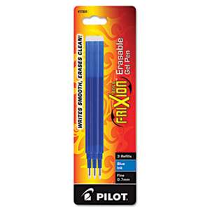 PILOT CORP. OF AMERICA Refill for FriXion Erasable Gel Ink Pen, Blue, 3/Pk