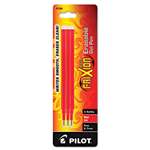 PILOT CORP. OF AMERICA Refill for FriXion Erasable Gel Ink Pen, Red, 3/Pk