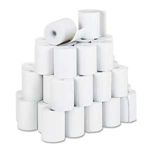 PM COMPANY Receipt Rolls, 3 1/4" x 150 ft, White, 50/Carton