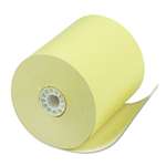 PM COMPANY Single Ply Thermal Cash Register/POS Rolls, 3 1/8" x 230 ft., Canary, 50/Ctn