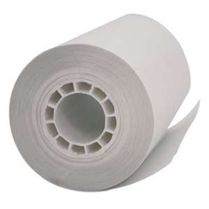 PM COMPANY Single Ply Thermal Cash Register/POS Rolls, 2 1/4" x 55 ft., White, 50/Carton