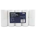 PM COMPANY Single Ply Thermal Cash Register/POS Rolls, 3 1/8" x 230 ft., White, 10/Pk