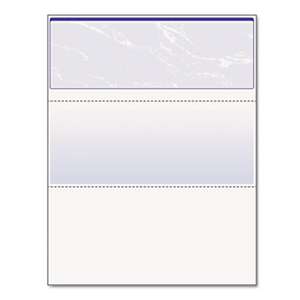 DocuGard 04501 Standard Security Check, Blue Marble, Top, 24 lb, Letter, 500/Ream