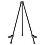 QUARTET MFG. Tabletop Instant Easel, 14" High, Steel, Black