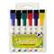 QUARTET MFG. Low-Odor ReWritables Dry Erase Mini-Marker Set, Fine Point, Classic, 6/Set