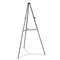 QUARTET MFG. Lightweight Telescoping Tripod Easel, Adjusts 38" to 66" High, Aluminum, Black