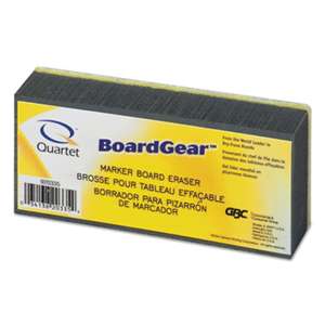 QUARTET MFG. BoardGear Dry Erase Board Eraser, Foam, 5w x 2 3/4d x 1 3/8h