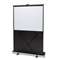 QUARTET MFG. Euro Instant Portable Cinema Screen w/Black Carrying Case, 80 x 80